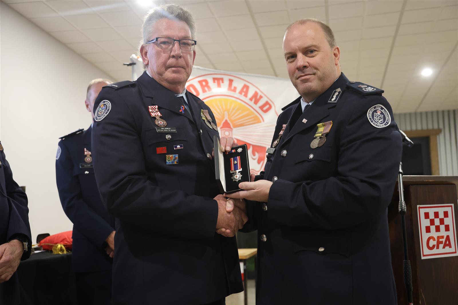 Outstanding Service Medal - Captain Ian Hamley